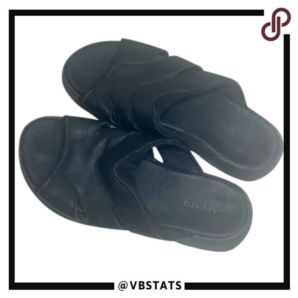 Zappato Luxury Brazilian Black Sandals in Size 42 (Men's US 9)